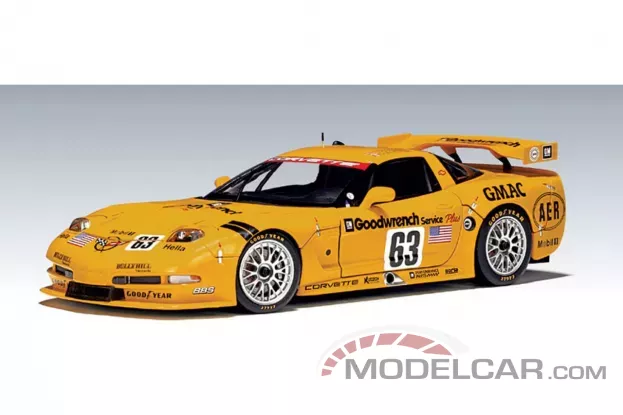 AUTOart Chevrolet Corvette C5-R 2001 Winner of Le Mans 24 HRS 63 R.Fellows J.O'Connell S.Pruett 1:18 80108