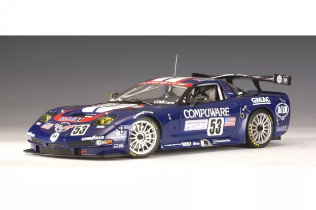 AUTOart Chevrolet Corvette C5-R 2003 24 HRS Le Mans 53 R.Fellows J.O'Connell F.Freon 1:18 80307