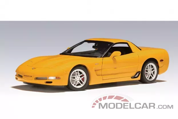 AUTOart Chevrolet Corvette C5 Z06 2001 Millennium Yellow 1:18 71063