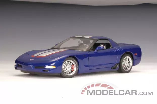 AUTOart Chevrolet Corvette C6 Z06 2004 Commemorative Edition Metallic Blue 1:18 80405