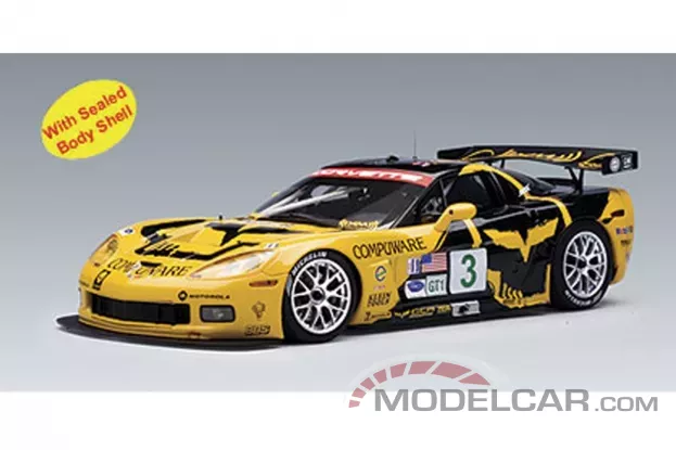 AUTOart Chevrolet Corvette C6R 2007 ALMS J.Magnussen J.O Connell 1:18 80704