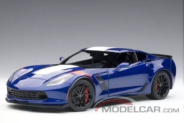 AUTOart Chevrolet Corvette C7 Grand Sport Admiral Blue 1:18 71275