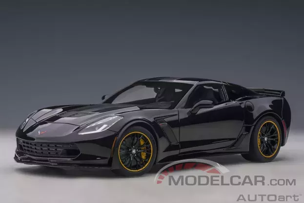 AUTOart Chevrolet Corvette C7 Z06 C7R Edition Black 1:18 71257