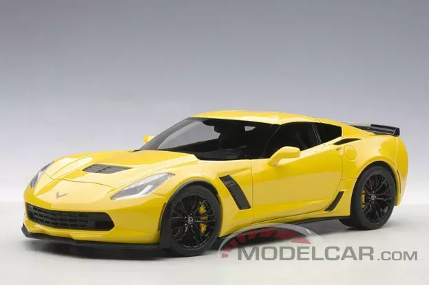 AUTOart Chevrolet Corvette C7 Z06 Corvette Racing Yellow 1:18 71263