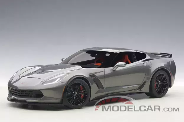 AUTOart Chevrolet Corvette C7 Z06 Dark Silver 1:18 71264
