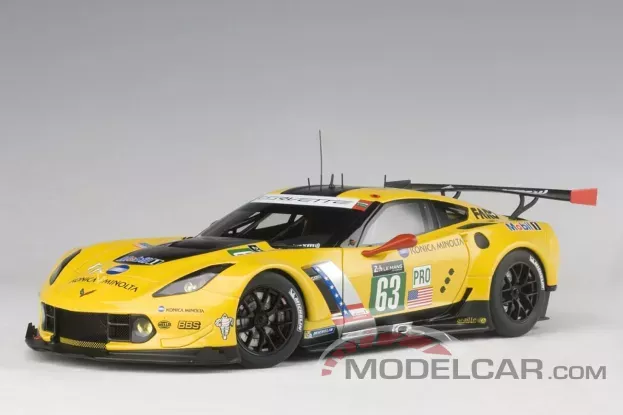 AUTOart Chevrolet Corvette C7.R Le Mans 24h 2016 63 J.Magnussen A.Garcia R.Taylor 1:18 81605