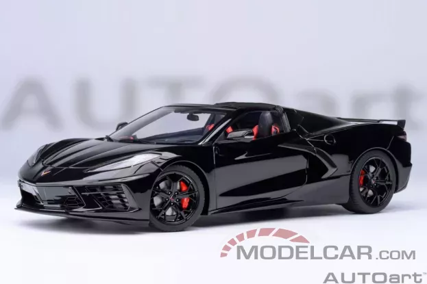 AUTOart Chevrolet Corvette C8 Stingray Z51 Black 1:18 71280
