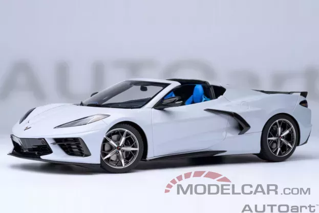 AUTOart Chevrolet Corvette C8 Stingray Z51 Ceramic Matrix Grey Metallic 1:18 71284
