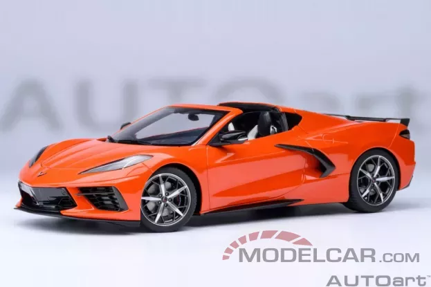 AUTOart Chevrolet Corvette C8 Stingray Z51 Sebring Orange 1:18 71283