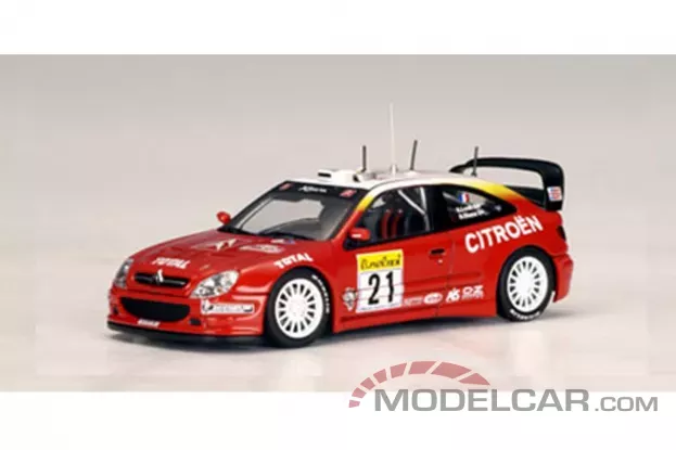AUTOart Citroen Xsara WRC 2002 S.Loeb D.Elena 21 Winner Of Rally Monte Carlo 1:43 60239