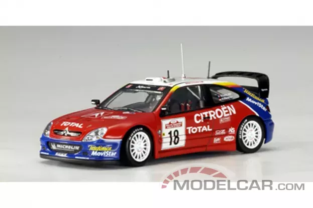 AUTOart Citroen Xsara WRC 2003 S.Loeb D.Elena 18 Rally Sanremo 1:43 60338
