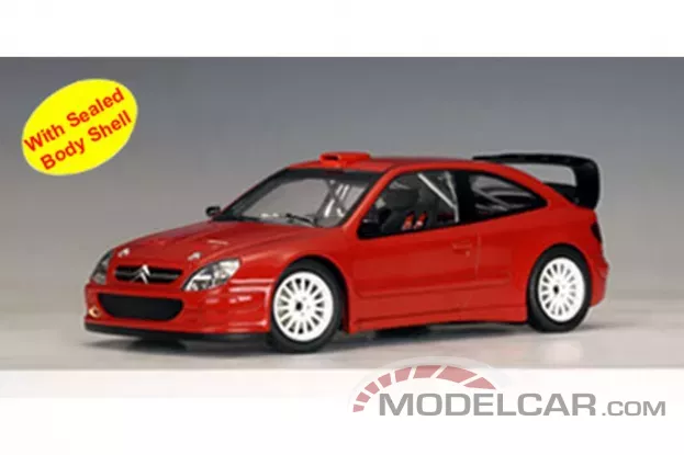 AUTOart Citroen Xsara WRC 2004 Plain Body Version Red 1:18 80436