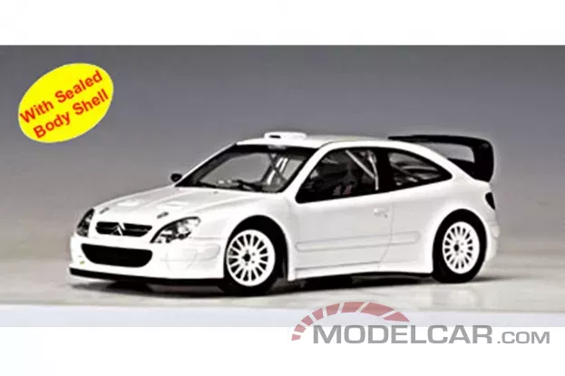 AUTOart Citroen Xsara WRC 2004 Plain Body Version White 1:18 80439