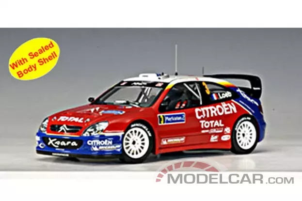 AUTOart Citroen Xsara WRC 2004 S.Loeb D.Elena 3 Rally Monte Carlo 1:18 80438
