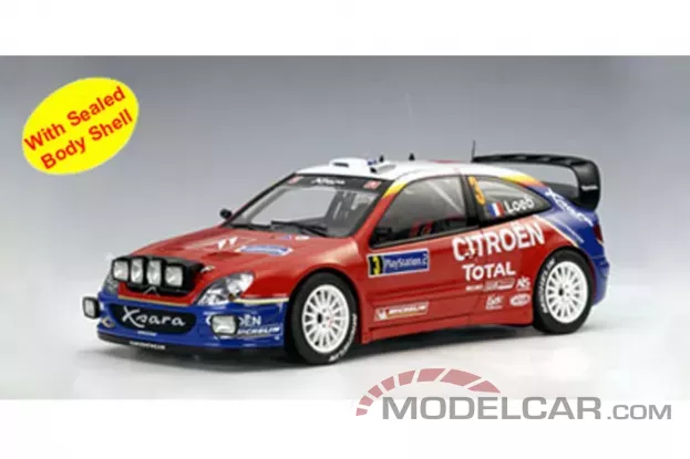 AUTOart Citroen Xsara WRC 2004 S.Loeb D.Elena 3 Rally Monte Carlo Night Race Version 1:18 80435
