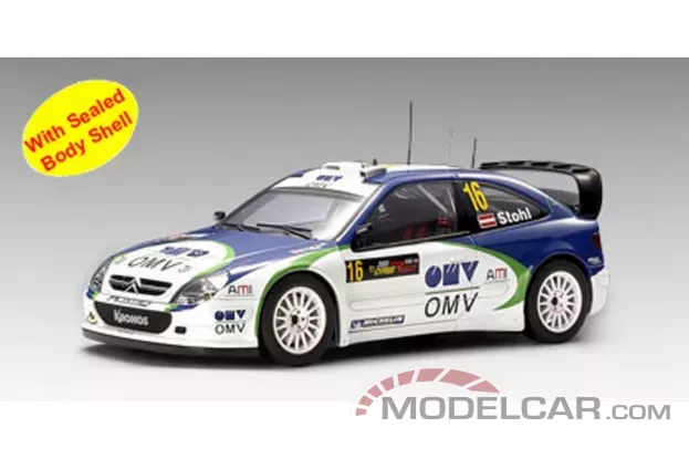 AUTOart Citroen Xsara WRC 2005 Mstohl 16 Rally of Cyprus 1:18 80538