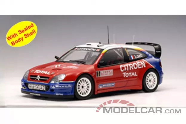 AUTOart Citroen Xsara WRC 2005 S.Loeb D.Elena 1 Winner of Monte Carlo 1:18 80537
