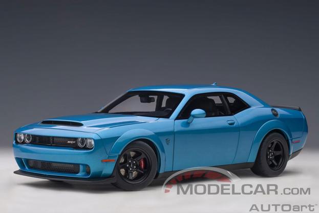 Autoart Dodge Challenger SRT Demon Blauw