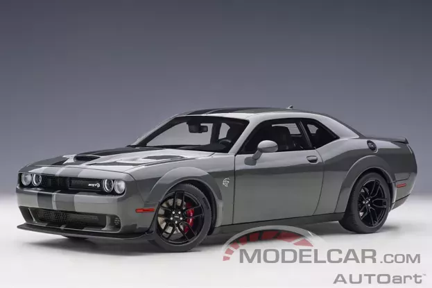 AUTOart Dodge Challenger SRT Hellcat Widebody 2018 Destroyer Grey 1:18 71738