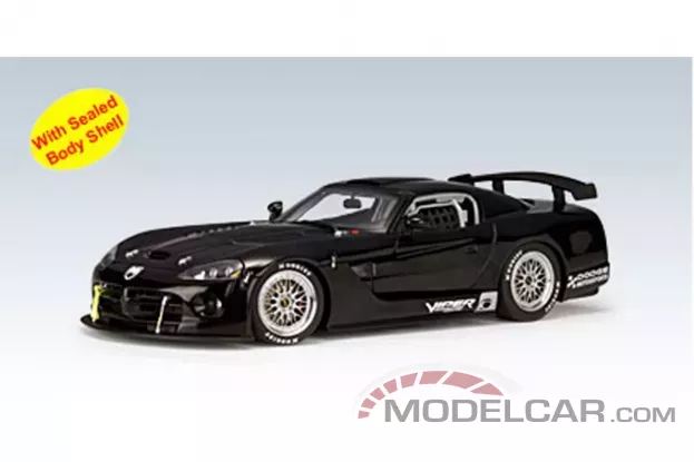 AUTOart Dodge Viper Competition Car ZB I 2004 Plain Body Version Black 1:18 80421