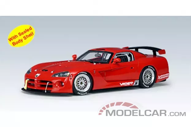 AUTOart Dodge Viper Competition Car ZB I 2004 Plain Body Version Red 1:18 80420