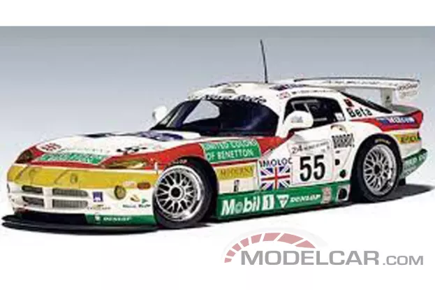 AUTOart Dodge Viper GTS-R SR I 1998 Le Mans Amorin Gomes Mello-Bryner 55 1:18 89823