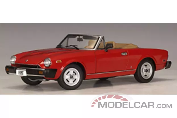 AUTOart Fiat 124 Spyder Red 1:18 72612