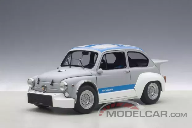 AUTOart Fiat Abarth TCR 1000 Matt Grey with Blue stripes 1:18 72642
