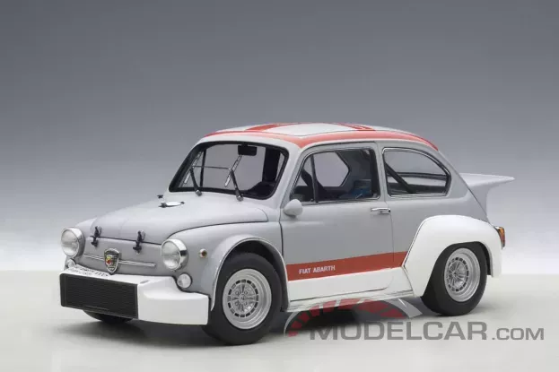 AUTOart Fiat Abarth TCR 1000 Matt Grey with Red stripes 1:18 72641