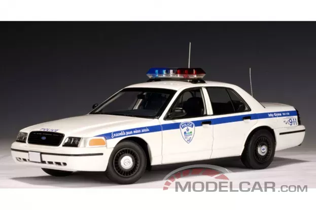 AUTOart Ford Crown Victoria EN114 Police Car Montreal of Canada 1:18 72705