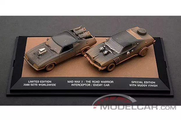 AUTOart Ford Falcon XB Mad Max 2 The Road Warrior Interceptor Enemy Car Set Muddy 1:43 52749
