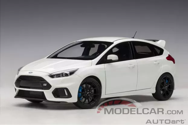 AUTOart Ford Focus RS Mk3 2016 Frozen White 1:18 72951