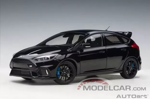 AUTOart Ford Focus RS Mk3 2016 Shadow Black 1:18 72952