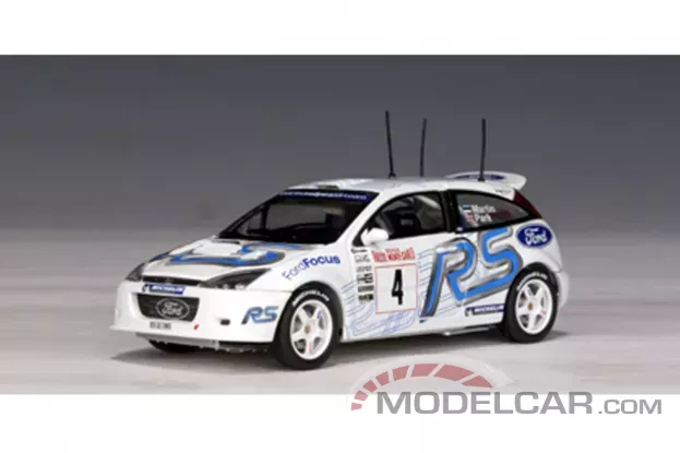 AUTOart Ford Focus RS WRC 2003 Martin Park 4 Rally Monte Carlo 1:43 60311