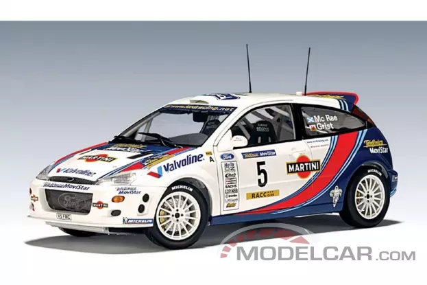 AUTOart Ford Focus WRC 2002 C.McRae N.Grist 5 1:18 80014