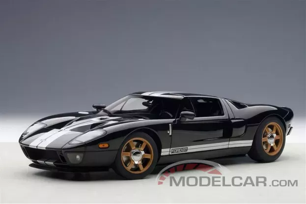 AUTOart Ford GT 2004 Black with White Stripe 1:18 73023