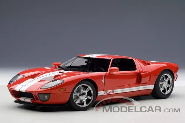 AUTOart Ford GT 2004 Red with White Stripe 1:18 73021