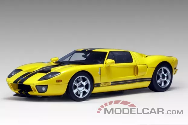 AUTOart Ford GT 2004 Yellow with Black Stripe 1:18 73022