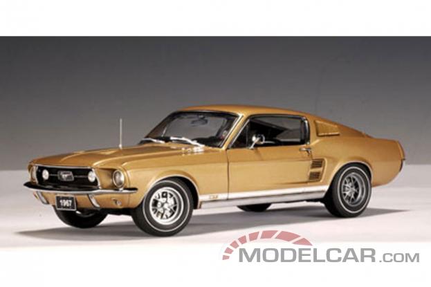 AUTOart Ford Mustang 1 GT 390 1967 Gold 72806
