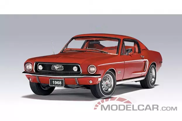 AUTOart Ford Mustang 1 GT 390 1968 Red 1:18 72801