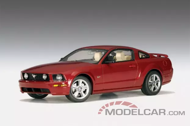 AUTOart Ford Mustang 5 GT 2004 Auto Show Version Red Fire 1:18 73012