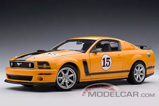 AUTOart Ford Mustang 5 Saleen Parnelli Jones 15 Orange 1:18 73055