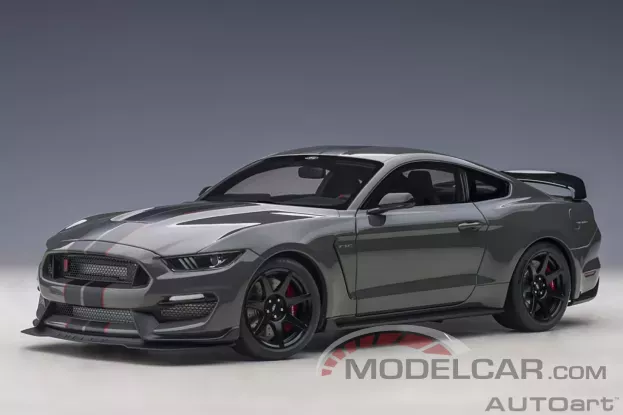 AUTOart Ford Mustang 6 Shelby GT-350R Lead Foot Grey with Black Stripes 1:18 72930