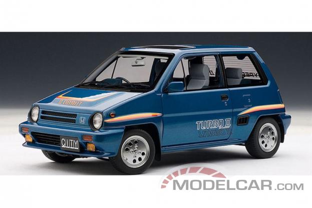Autoart Honda City Turbo II Blau