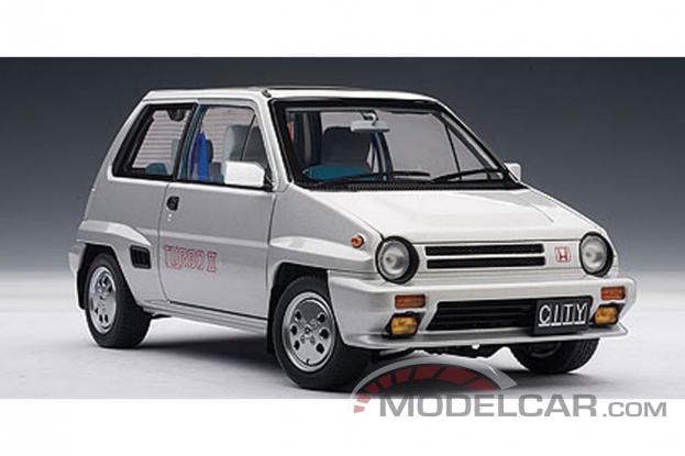 Autoart Honda City Turbo II D'argento