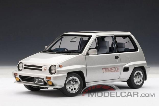 Autoart Honda City Turbo II D'argento