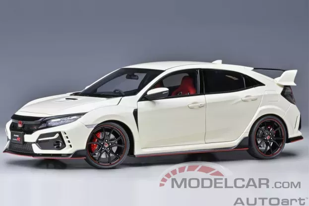 AUTOart Honda Civic Type R FK8 2021 Championship White 1:18 73220