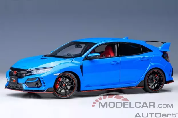 AUTOart Honda Civic Type R FK8 2021 Racing Blue Pearl 1:18 73224