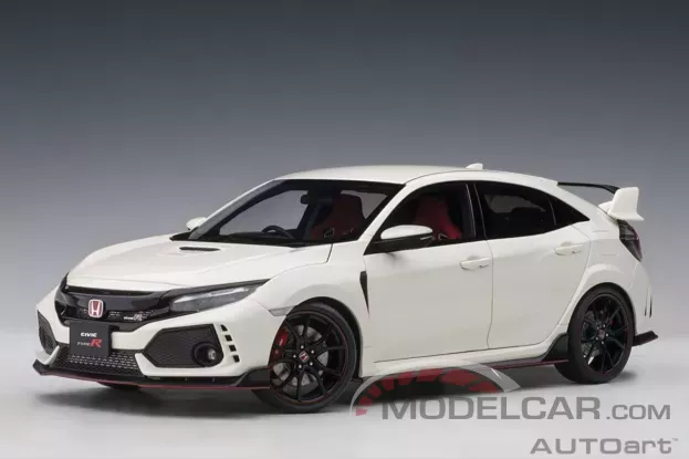 AUTOart Honda Civic Type R FK8 Championship White 1:18 73266