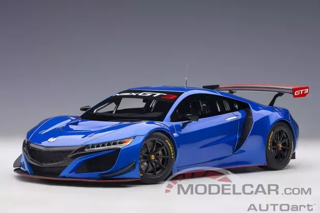 AUTOart Honda NSX GT3 NC1 2018 Hyper Blue 1:18 81896
